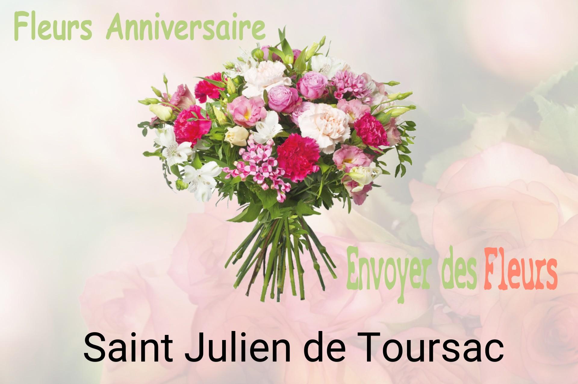 Bouquet de fleurs d’anniversaire livré à Saint-Julien-de-Toursac